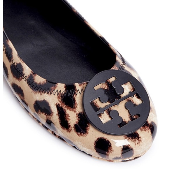 Last Pair!❤️Tory Burch Minnie Leopard Flats 6 - Picture 5 of 8